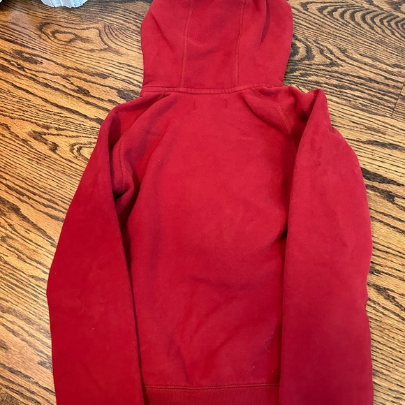 TNA zip up sweatshirt (burgundy) - Picture 3 of 5